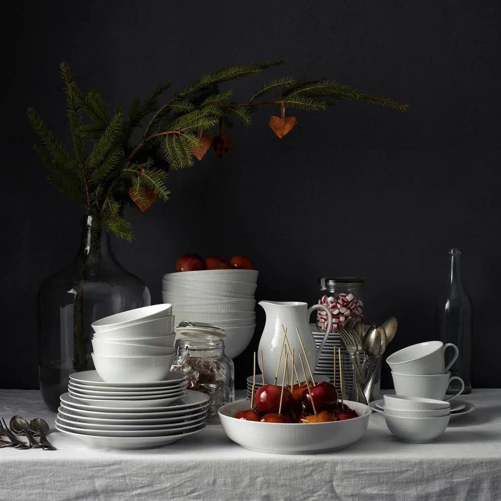 Swedish Grace side plate 17 cm, 6-pack snow (white),  Rörstrand
