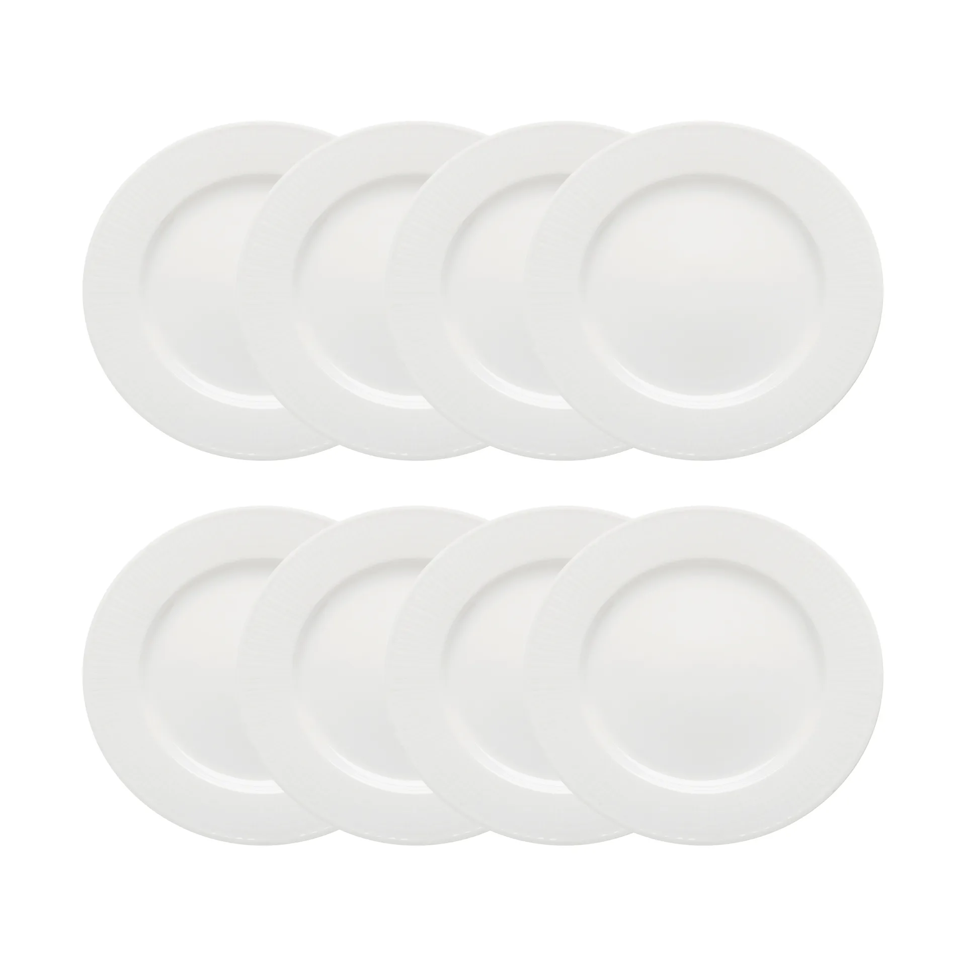 Swedish Grace side plate Ø17 cm 8-pack - Snow (white),  Rörstrand
