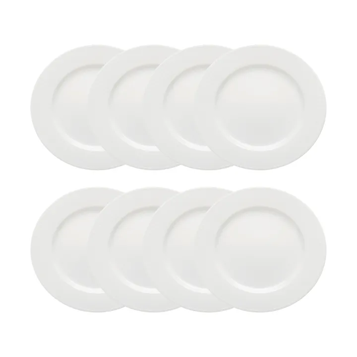 Swedish Grace side plate Ø17 cm 8-pack - Snow (white) - Rörstrand