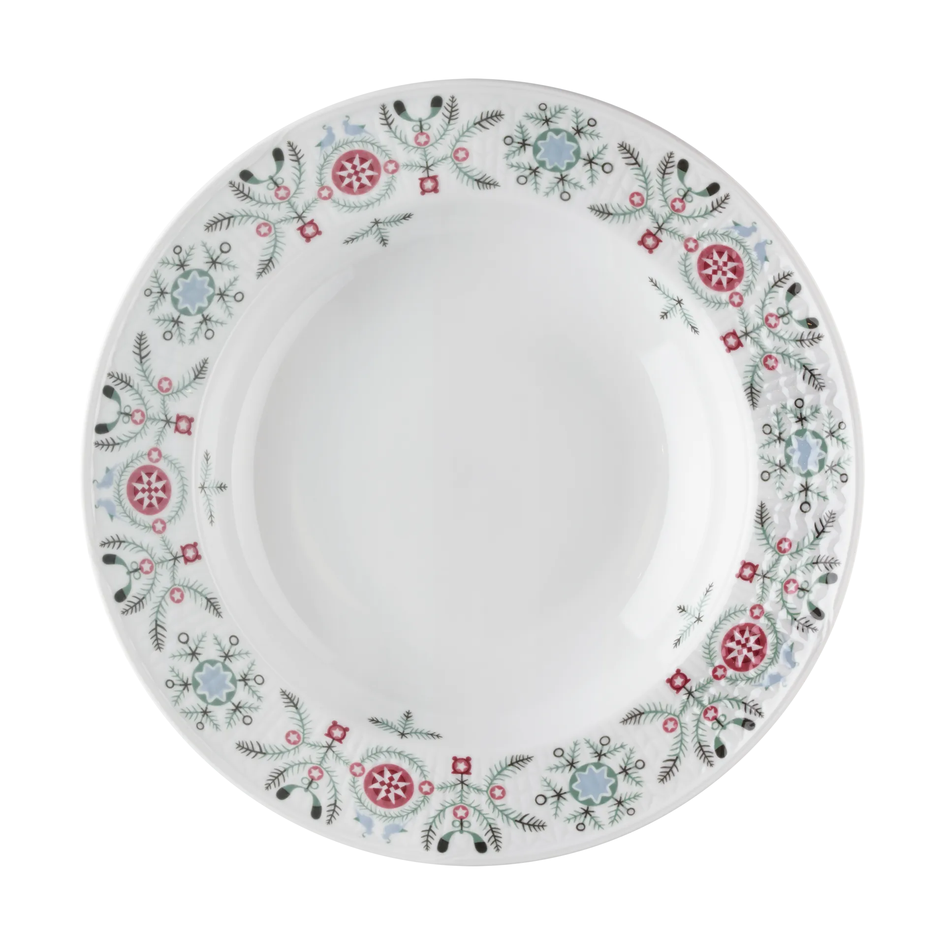 Swedish Grace Winter deep plate Ø25 cm, White Rörstrand