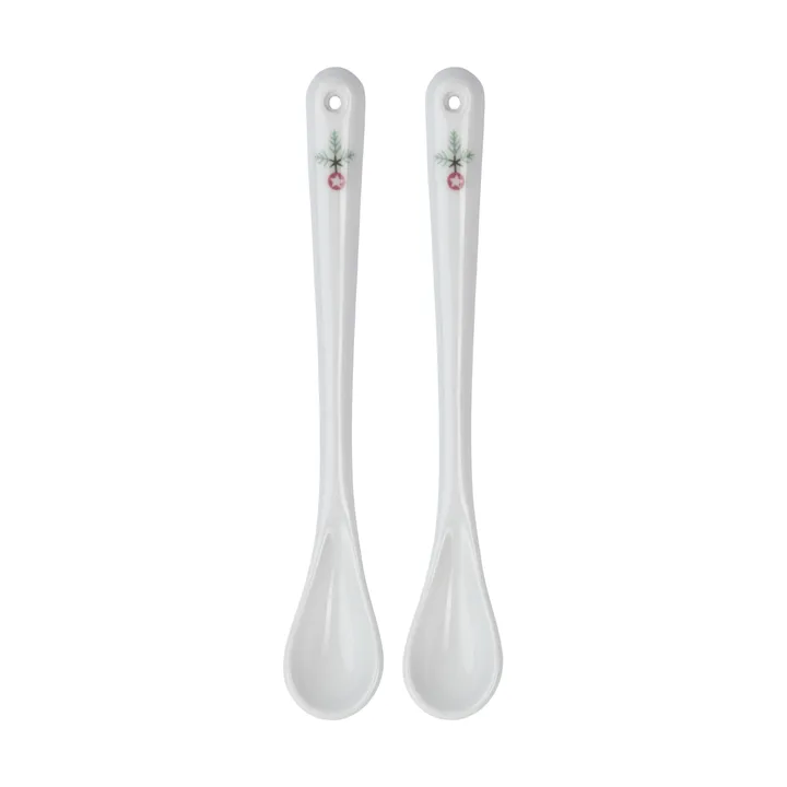 Swedish Grace Winter spoon 15 cm 2-pack - White - Rörstrand