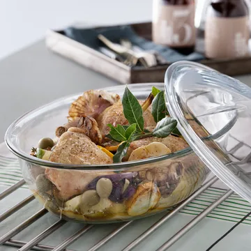 Grand Cru glass casserole dish with lid - 5.4 l - Rosendahl