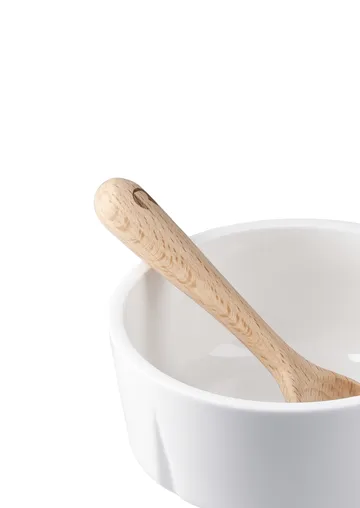 Grand Cru snack bowl and spoon - White, Ø10.5 cm - Rosendahl