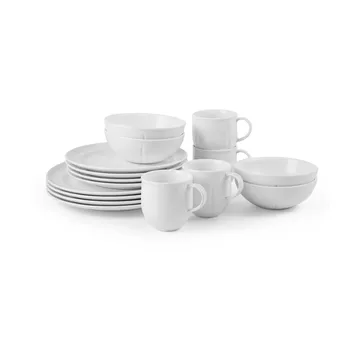 Grand Cru Soft dinnerware set white 16 piece - White - Rosendahl