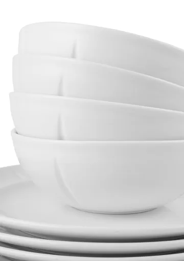 Grand Cru Soft dinnerware set white 16 piece - White - Rosendahl
