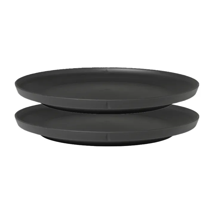Grand Cru Take melamine plate Ø26 cm 2-pack - grey - Rosendahl