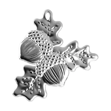 Karen Blixen enchanted acorn hanging decoration - Silver-plated, 7 cm - Rosendahl