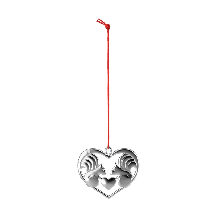 Karen Blixen nuts about you hanging decoration - Silver-plated, 6 cm - Rosendahl