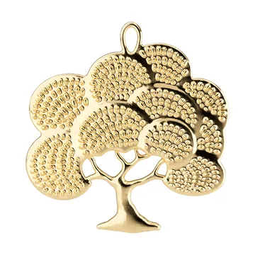 Karen Blixen oak hanging decoration - Gilded, 6 cm - Rosendahl