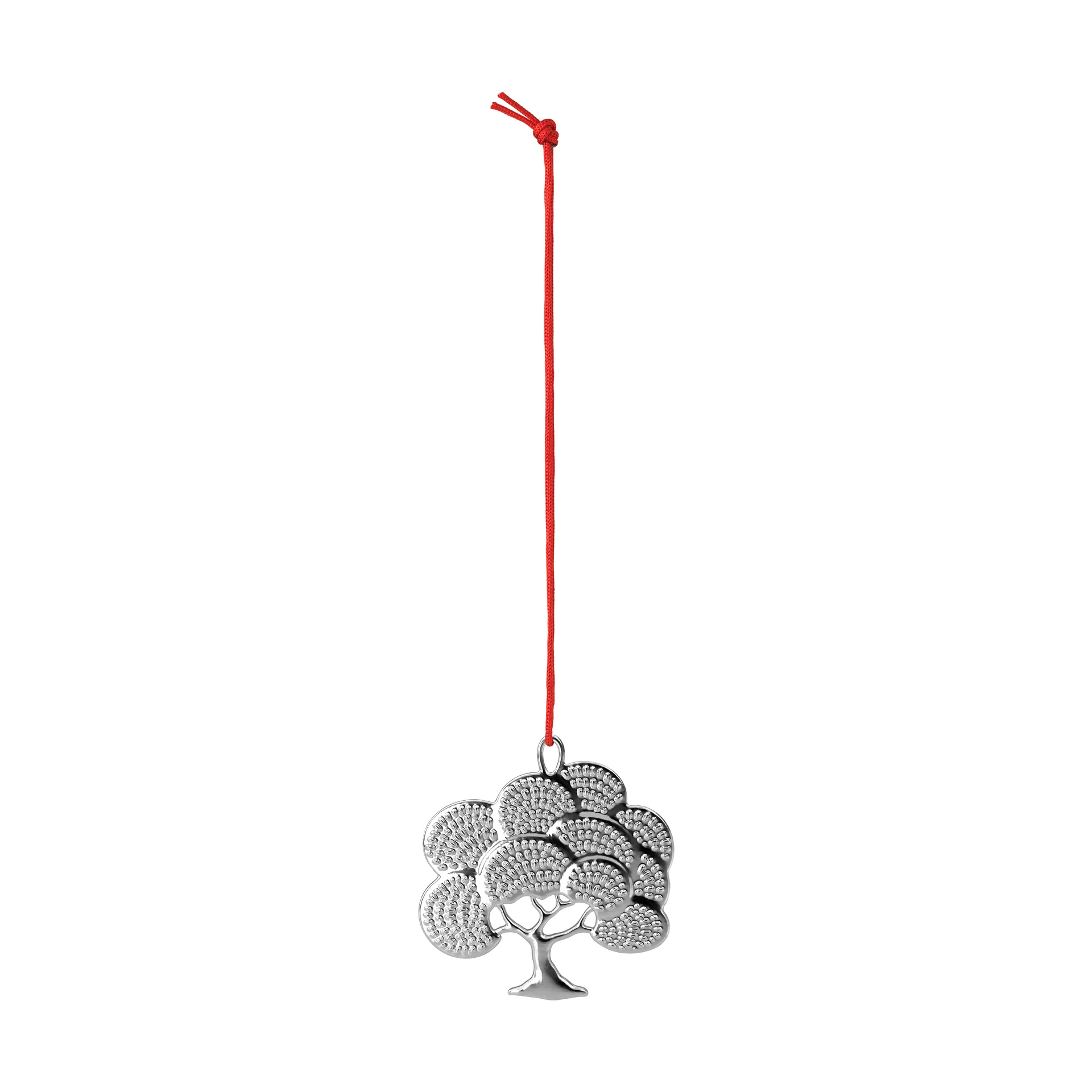Karen Blixen oak hanging decoration, Silver-plated, 6 cm Rosendahl