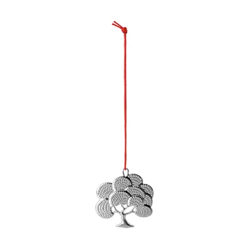 Karen Blixen oak hanging decoration - Silver-plated, 6 cm - Rosendahl