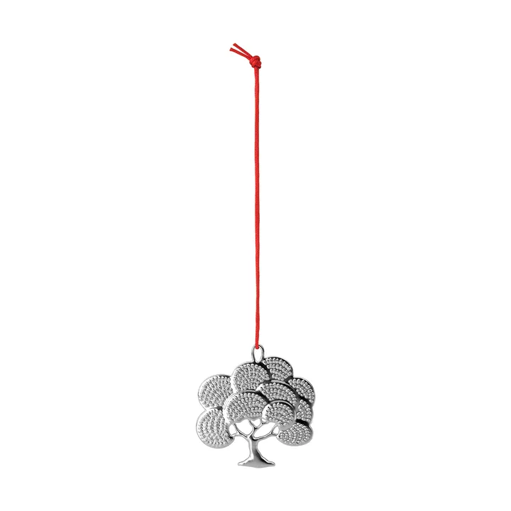 Karen Blixen oak hanging decoration - Silver-plated, 6 cm - Rosendahl