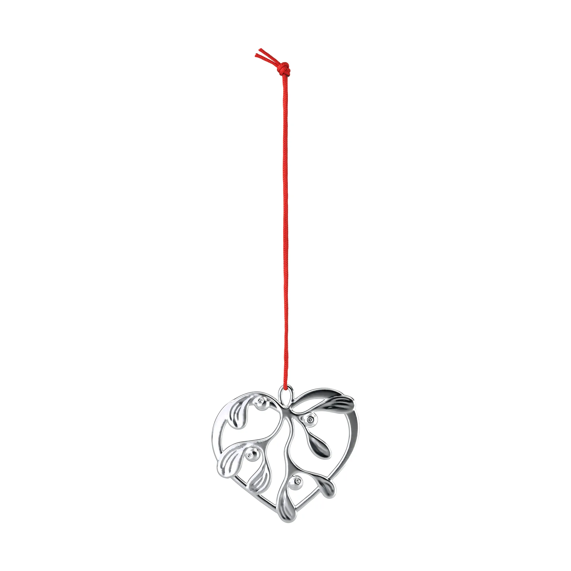 Karen Blixen under the mistletoe, Silver-plated, 6 cm Rosendahl