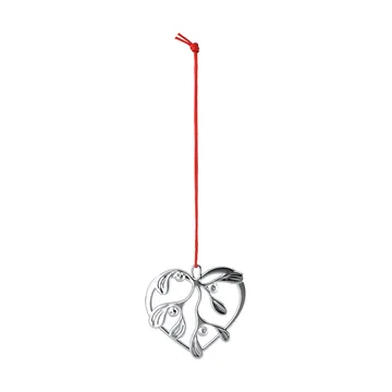 Karen Blixen under the mistletoe - Silver-plated, 6 cm - Rosendahl