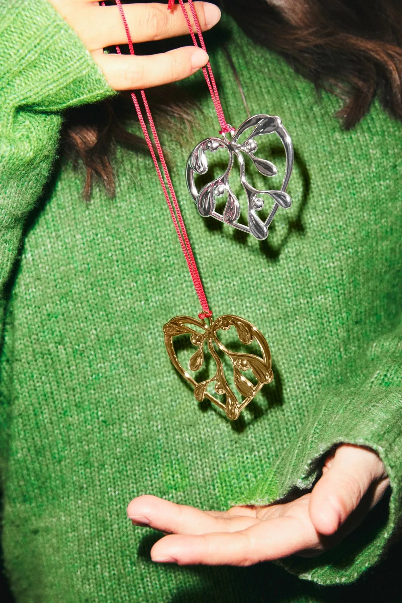 Karen Blixen under the mistletoe, Silver-plated, 6 cm Rosendahl