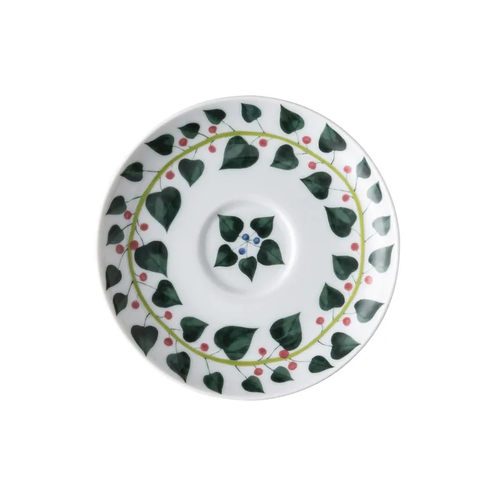 Magic Garden Foliage espresso saucer 12 cm - white-green - Rosenthal