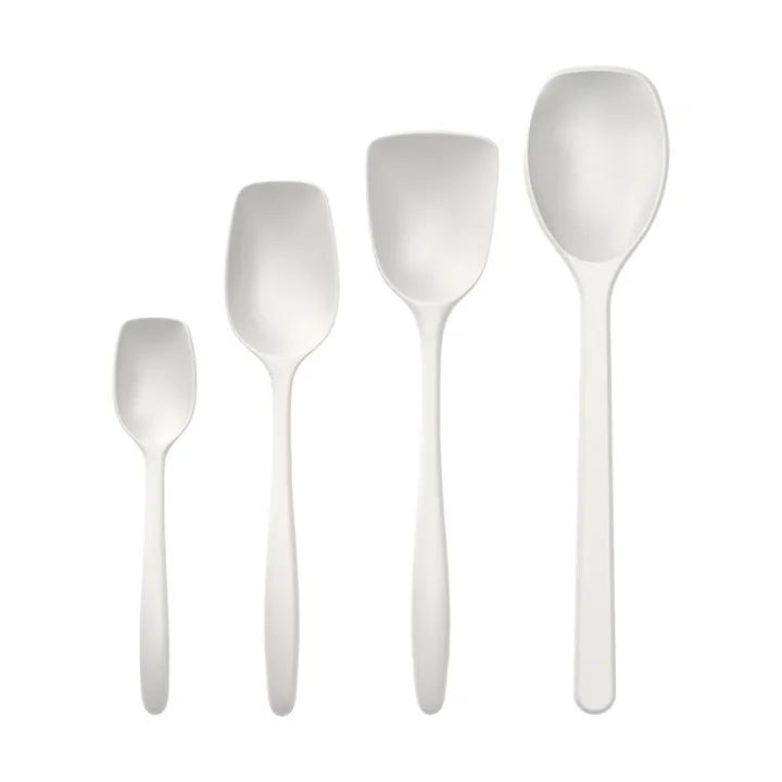 Classic cooking spoon set 4 pieces - White - Rosti