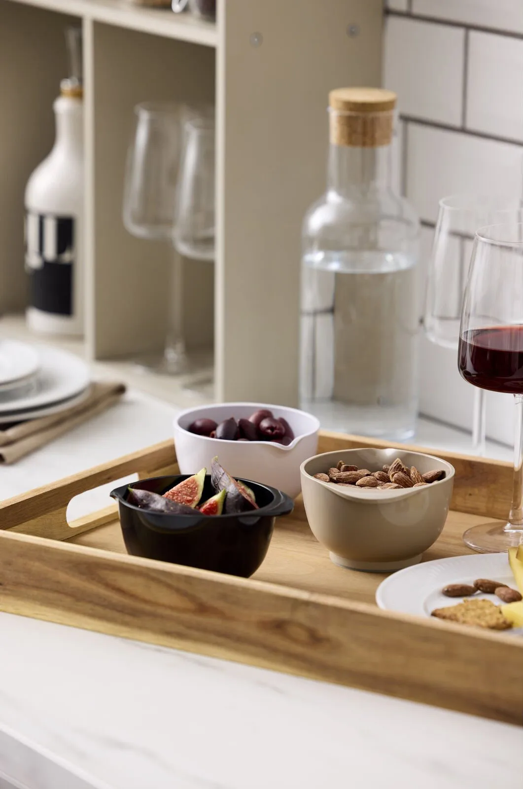 Margrethe mini bowl 25 ml 6-pack, Black Rosti