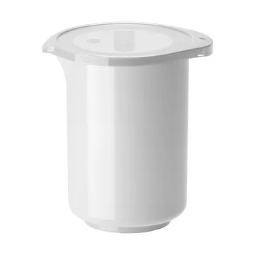 NEW Classic mixing jug with lid - White, 1.25 litres - Rosti