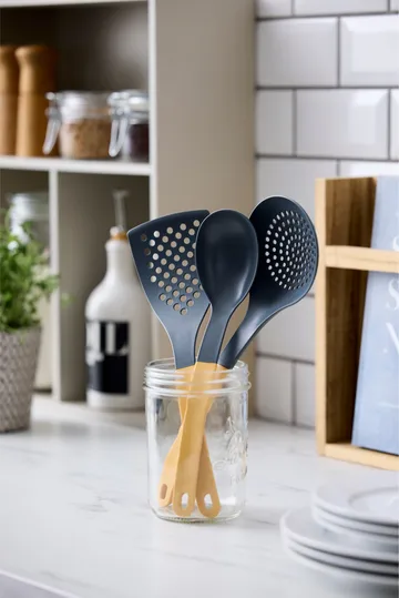 Optima kitchen utensils 2 3 pieces - Curry nylon - Rosti