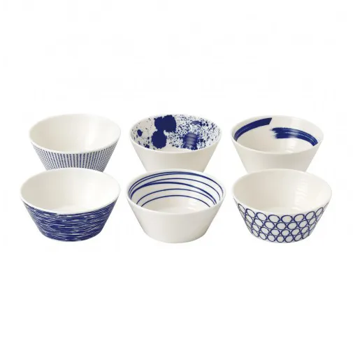Pacific bowl blue 6 pieces, 16 cm Royal Doulton
