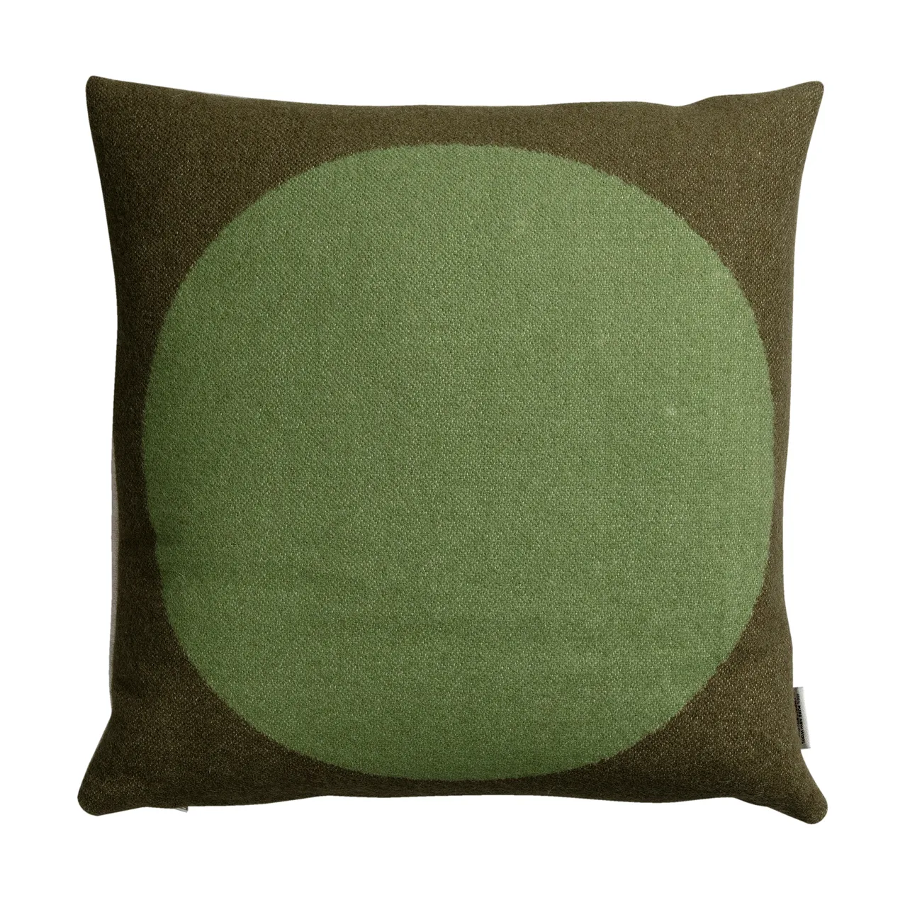 Åsmund bold cushion 50x50 cm, Pink-green Røros Tweed