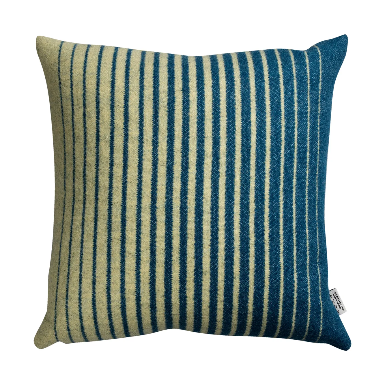 Åsmund gradient cushion 50x50 cm, Yellow-blue Røros Tweed