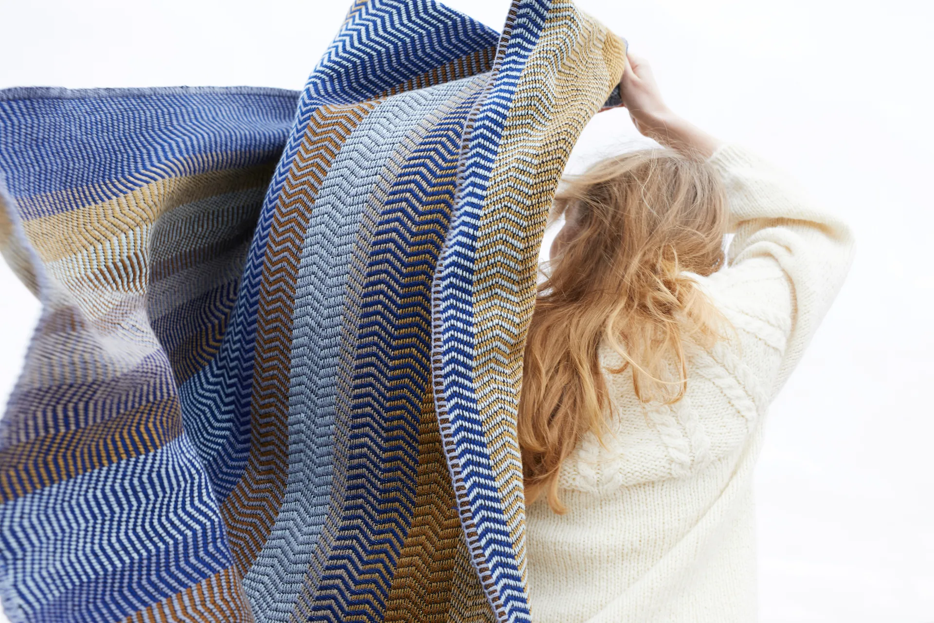 Fri blanket 150x200 cm, November view Røros Tweed