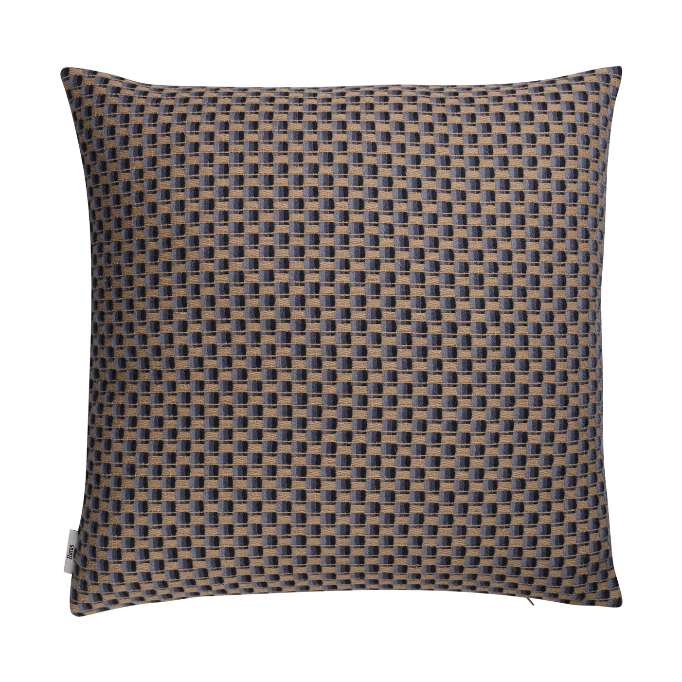 Isak cushion 60x60 cm, Far away blue Røros Tweed