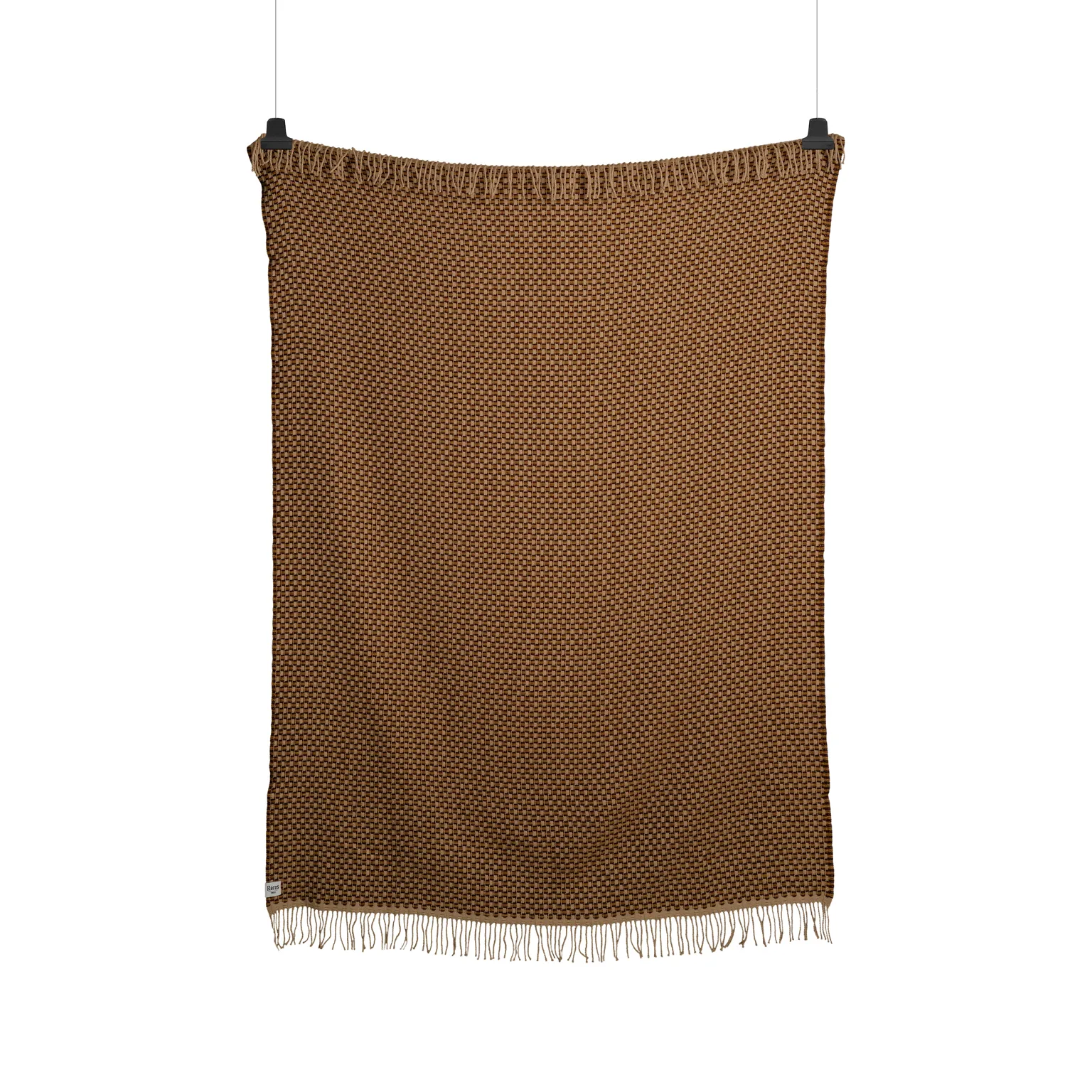 Isak throw 150x210 cm, Chestnut Røros Tweed