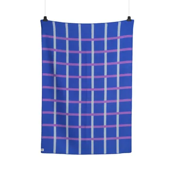 Knut blanket 135x200 cm - Blue - Røros Tweed
