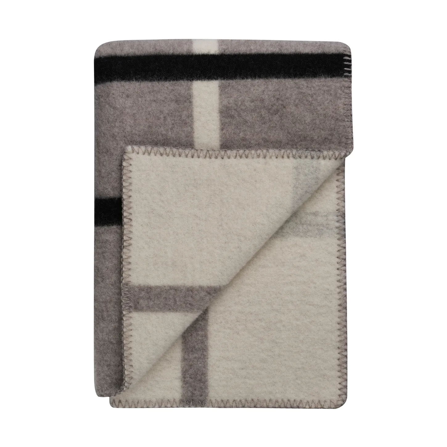Knut blanket 135x200 cm, Dove grey Røros Tweed