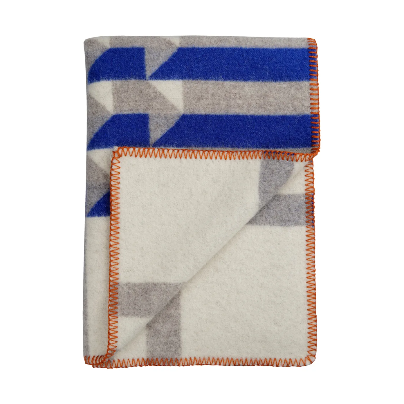 Kvam blanket 135x200 cm, Blue Røros Tweed
