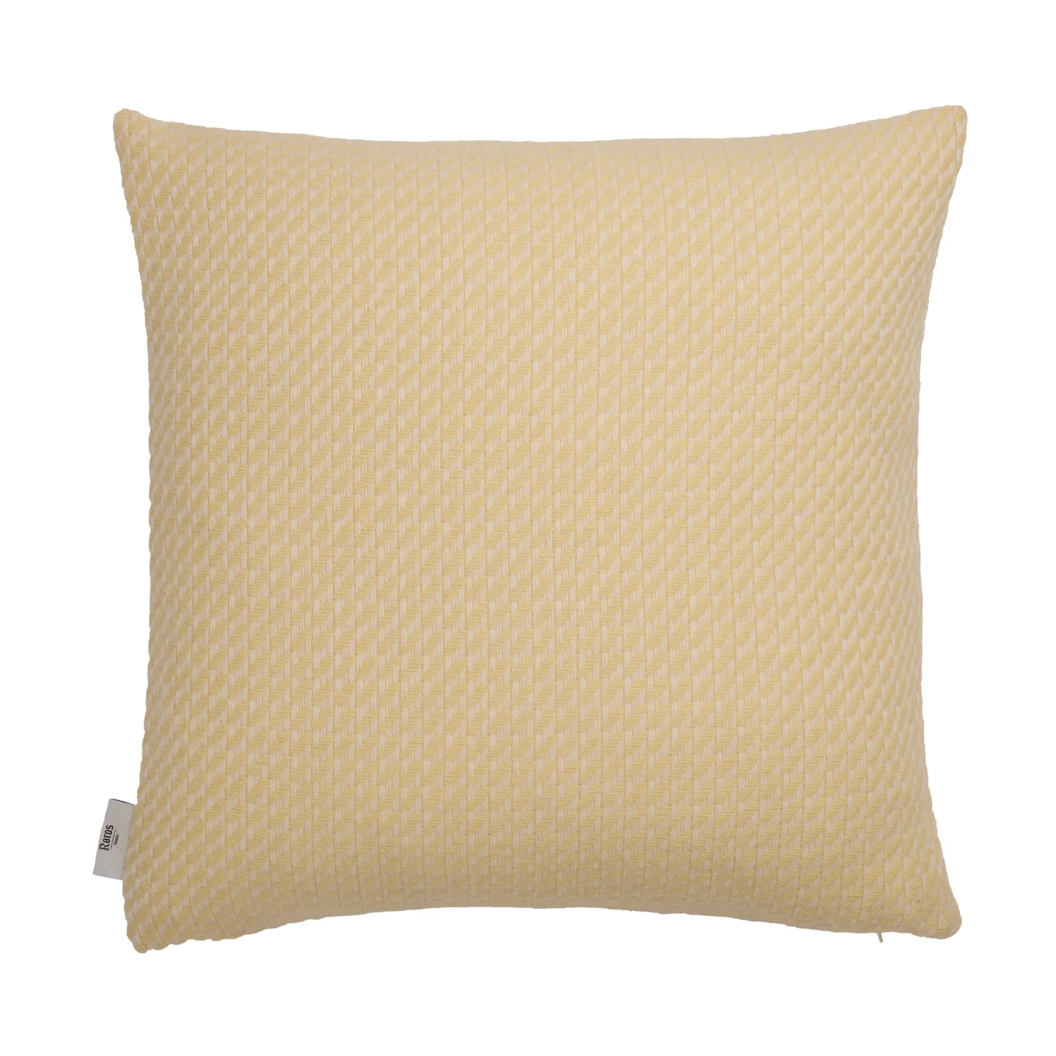 Mello pillow 50x50 cm, Lemon yellow Røros Tweed