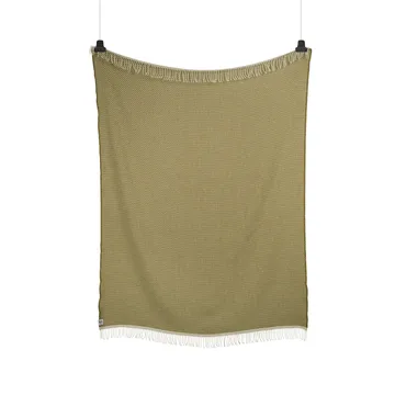 Mello throw 150x210 cm - Leaf green - Røros Tweed