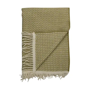 Mello throw 150x210 cm - Leaf green - Røros Tweed