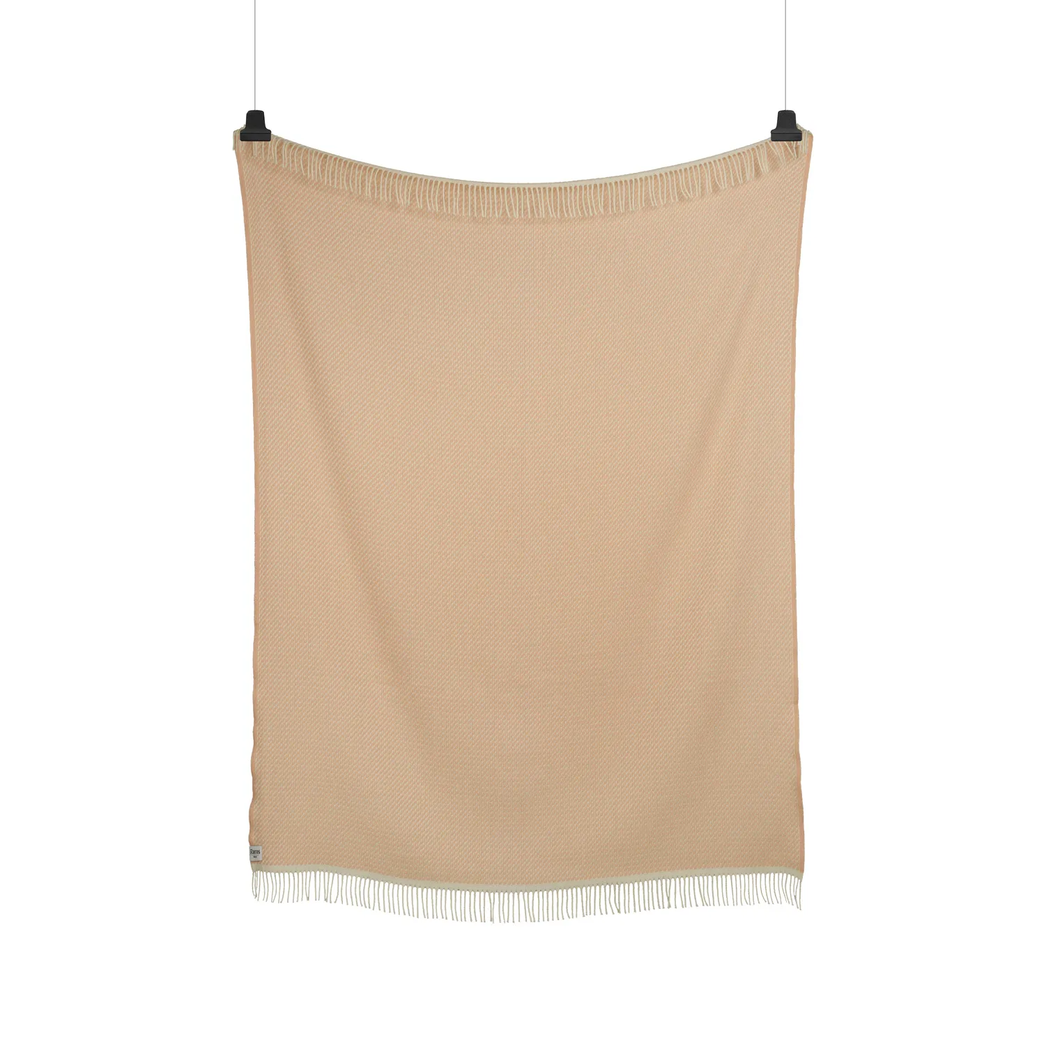 Mello throw 150x210 cm, Powder pink Røros Tweed