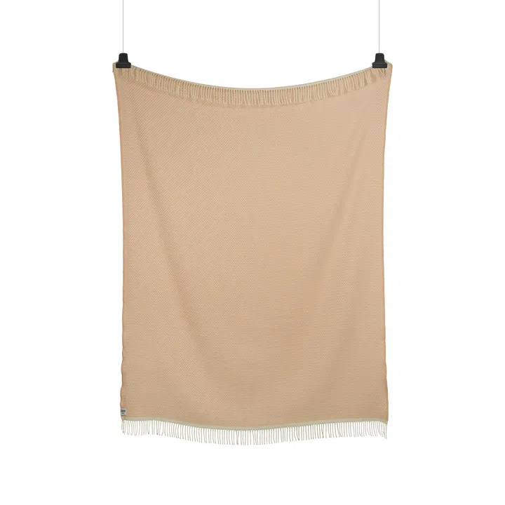 Mello throw 150x210 cm - Powder pink - Røros Tweed