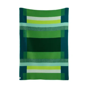 Mikkel blanket 135x200 cm - Green - Røros Tweed