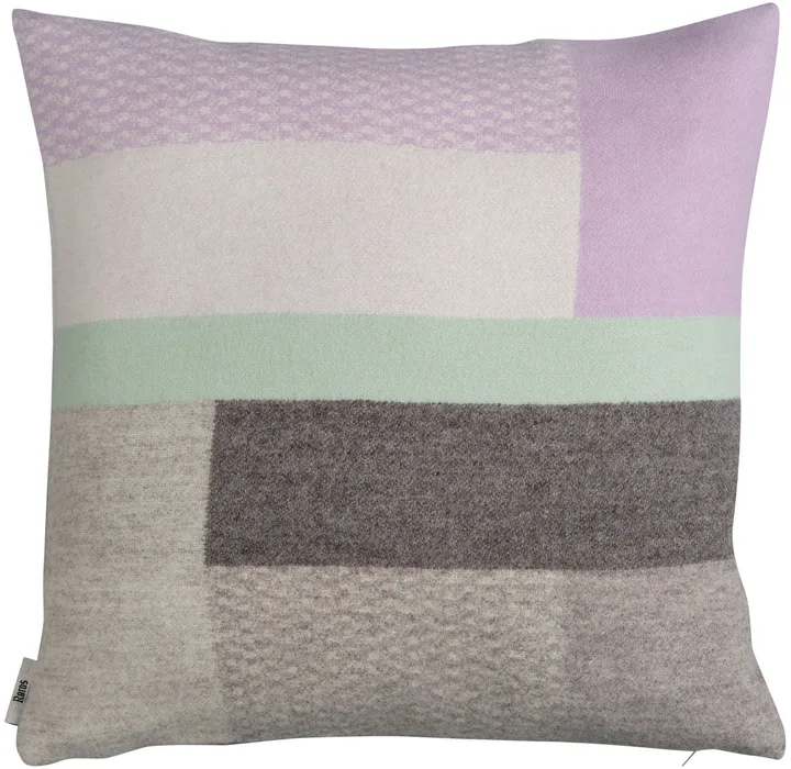 Mikkel cushion 50x50 cm - Grey - Røros Tweed