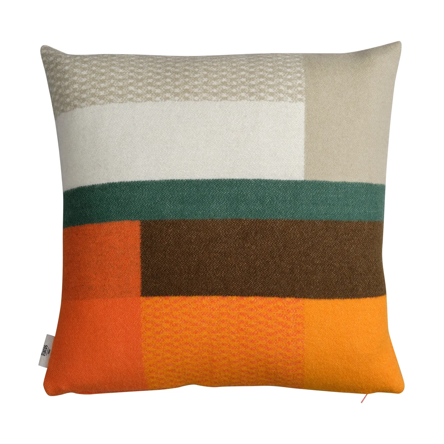 Mikkel cushion 50x50 cm, Orange Røros Tweed