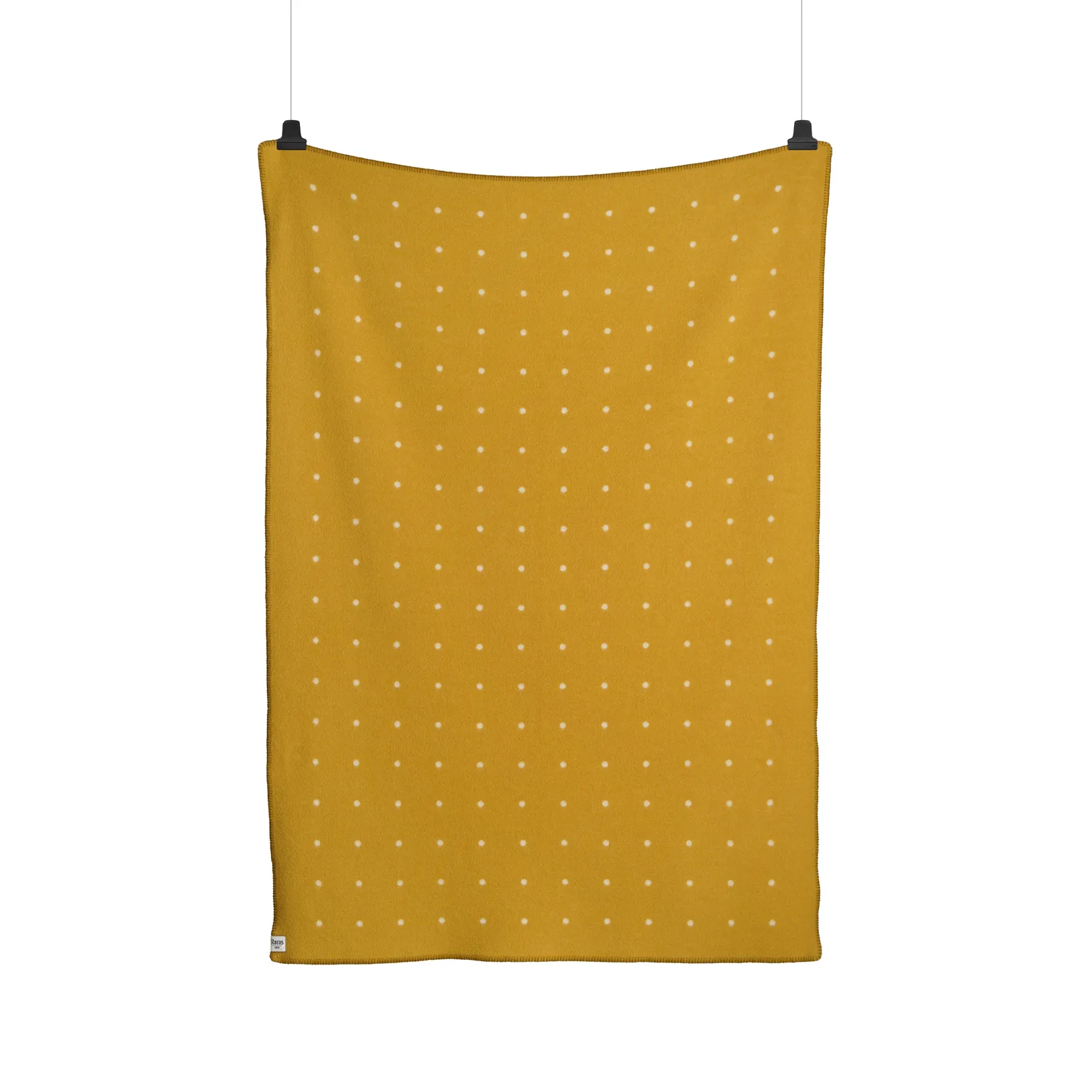 Pastille blanket 135x200 cm, Sun yellow Røros Tweed