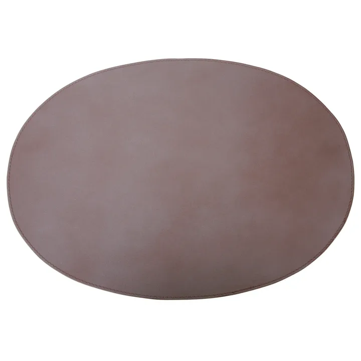 Ørskov placemat leather oval 47x34 cm - Elephant - Ørskov