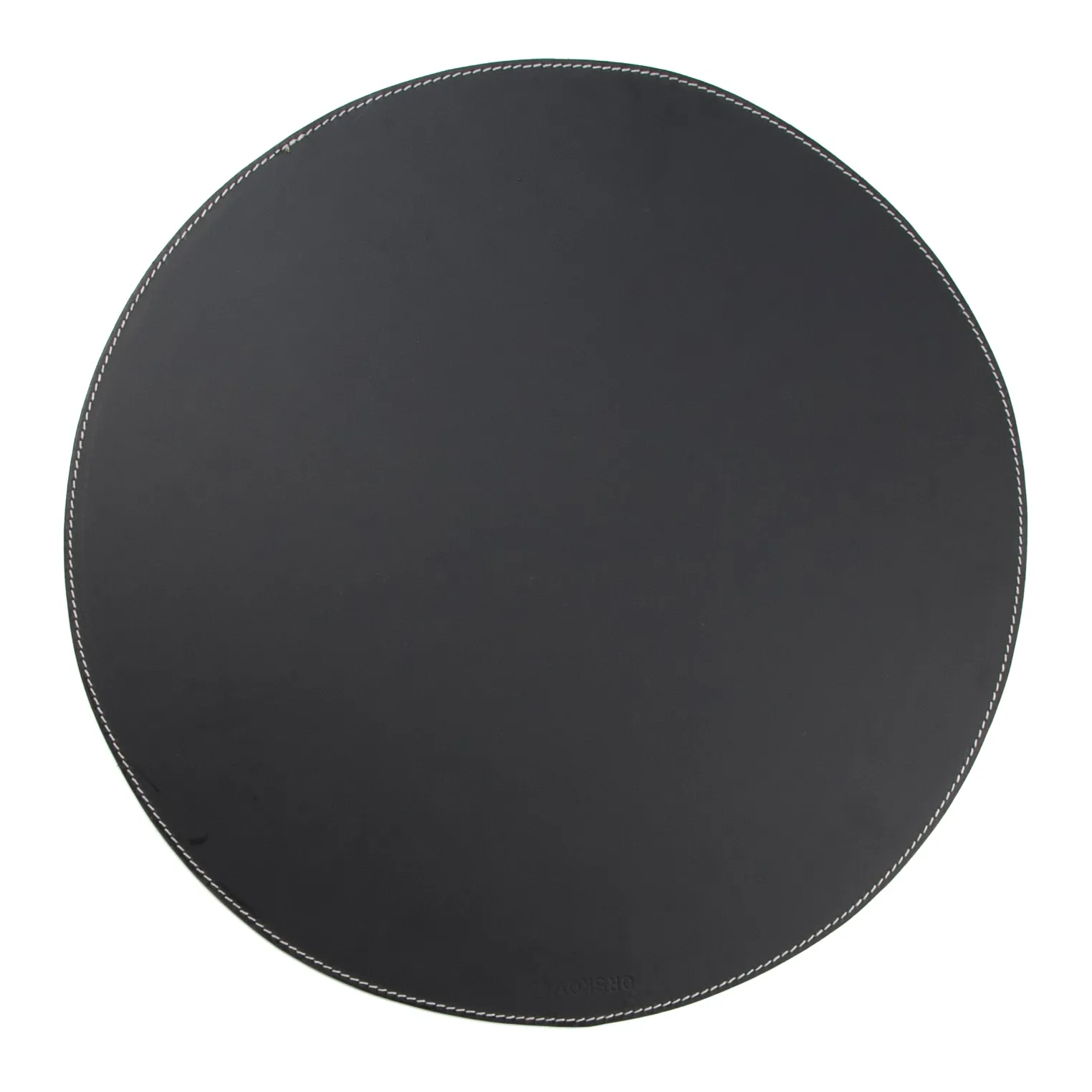 Ørskov placemat leather round, black Ørskov