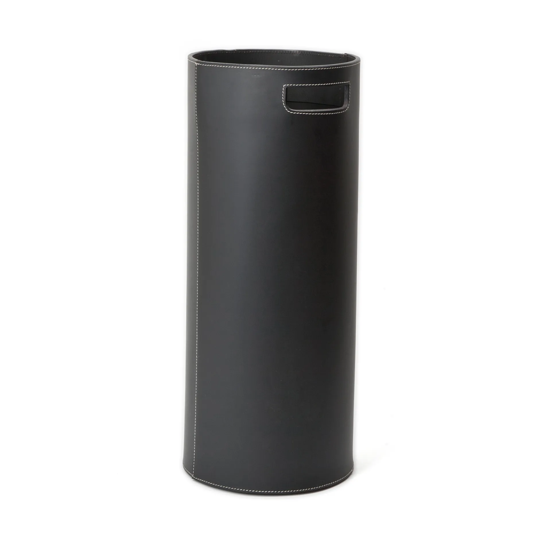 Ørskov umberella stand, black with white stitching Ørskov