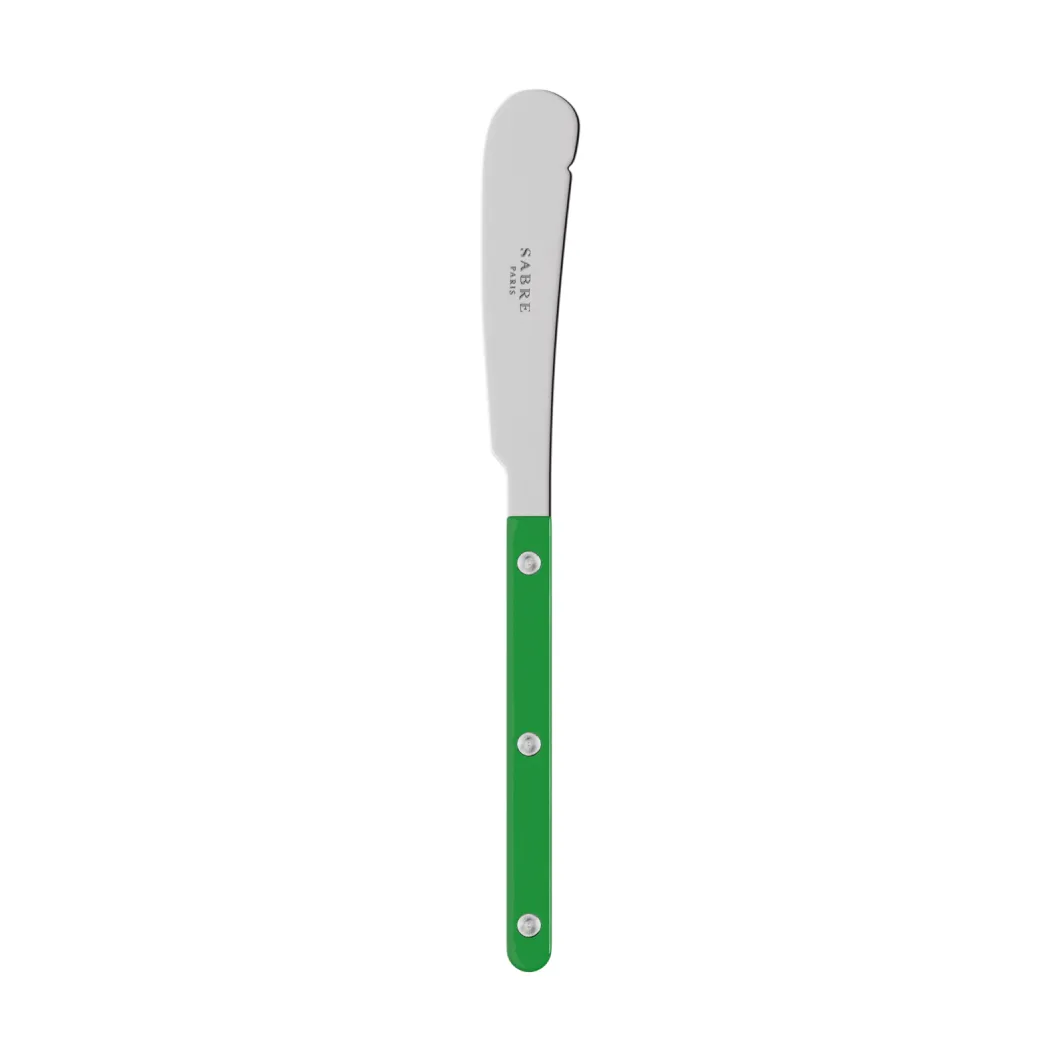 Bistrot solid butter knife 16 cm, Garden green SABRE Paris