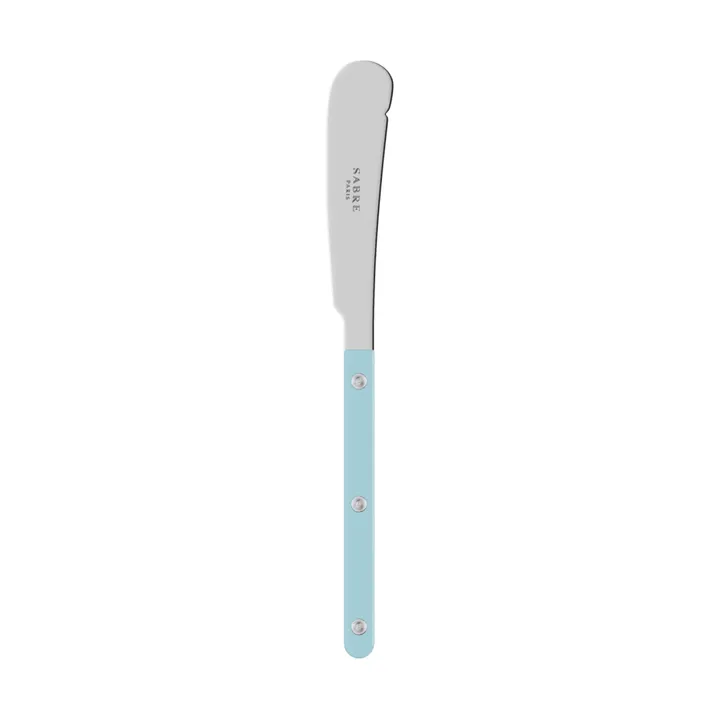Bistrot solid butter knife 16 cm - Pastel blue - SABRE Paris