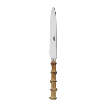 Panda dinner knife - Stainless steel-bamboo - SABRE Paris