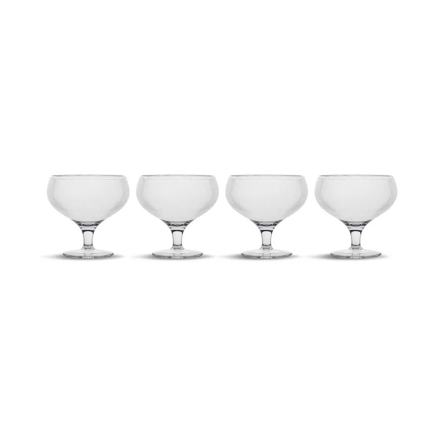Billi champagne coupe 30 cl, 4-pack Sagaform