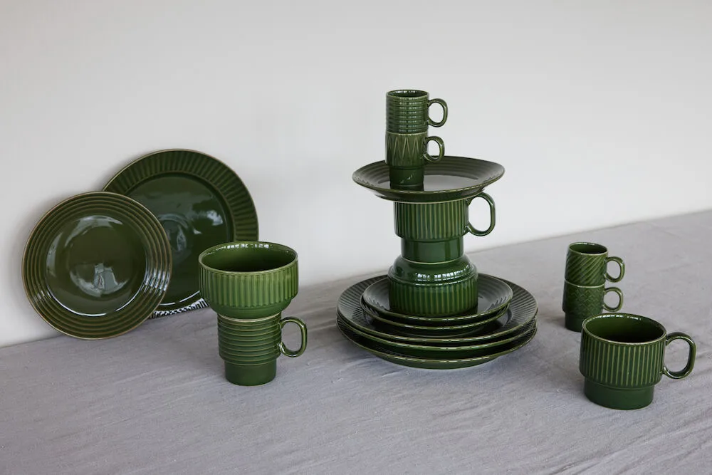 Coffee & More coffee mug 2-pack, Green Sagaform